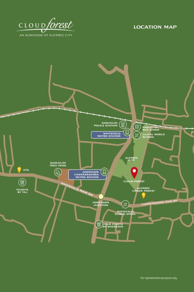alembic cloud forest whitefield location map11